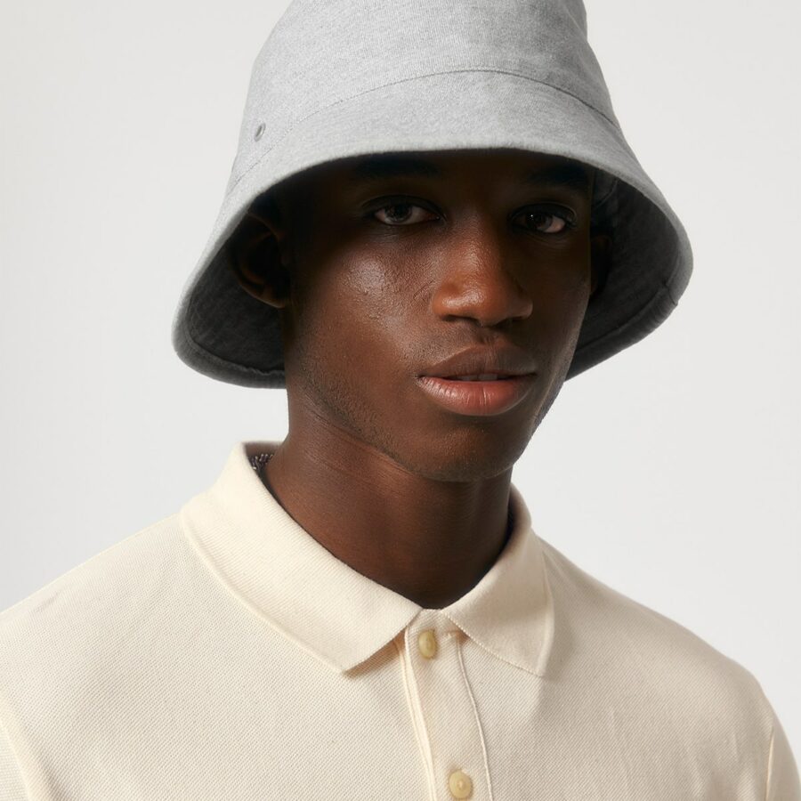 Stanley/Stella Bucket Hat Heather Gray with custom design - Hejdi
