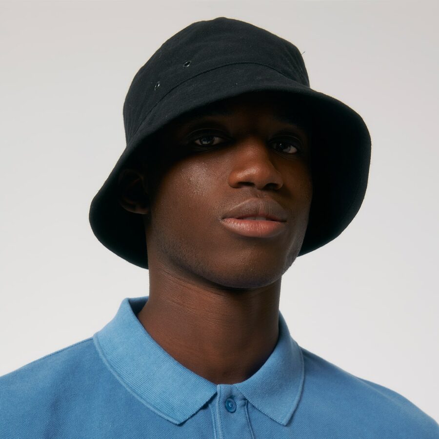 Stanley/Stella Bucket Hat Svart med egen design - Hejdi