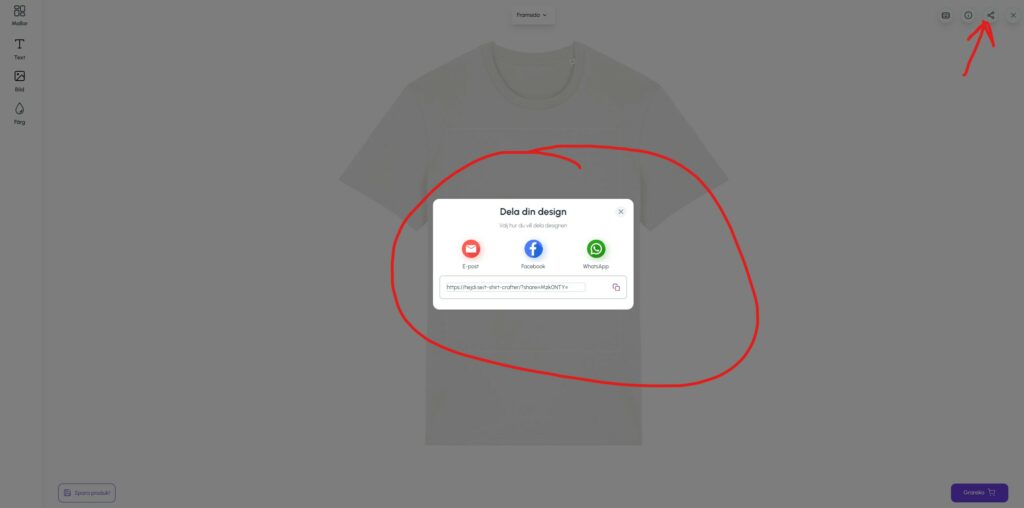 Dela designer 1 Dela designer med vänner